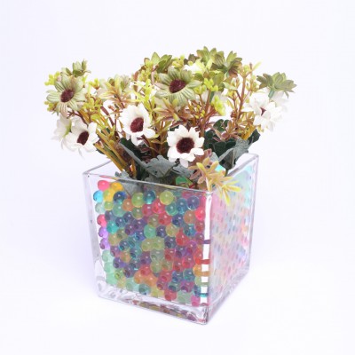 Factory price rainbow water jelly beads for decoration