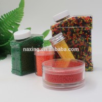 Multi colors expanded Water Absorbent Polymer Sap Crystal Soil shaped water beads for planting