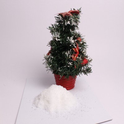 magic snow polymer dust for kid, decoration, christmas, thanksgiving