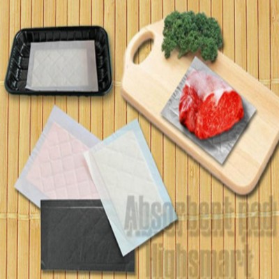 absorbent food pad for tray packing